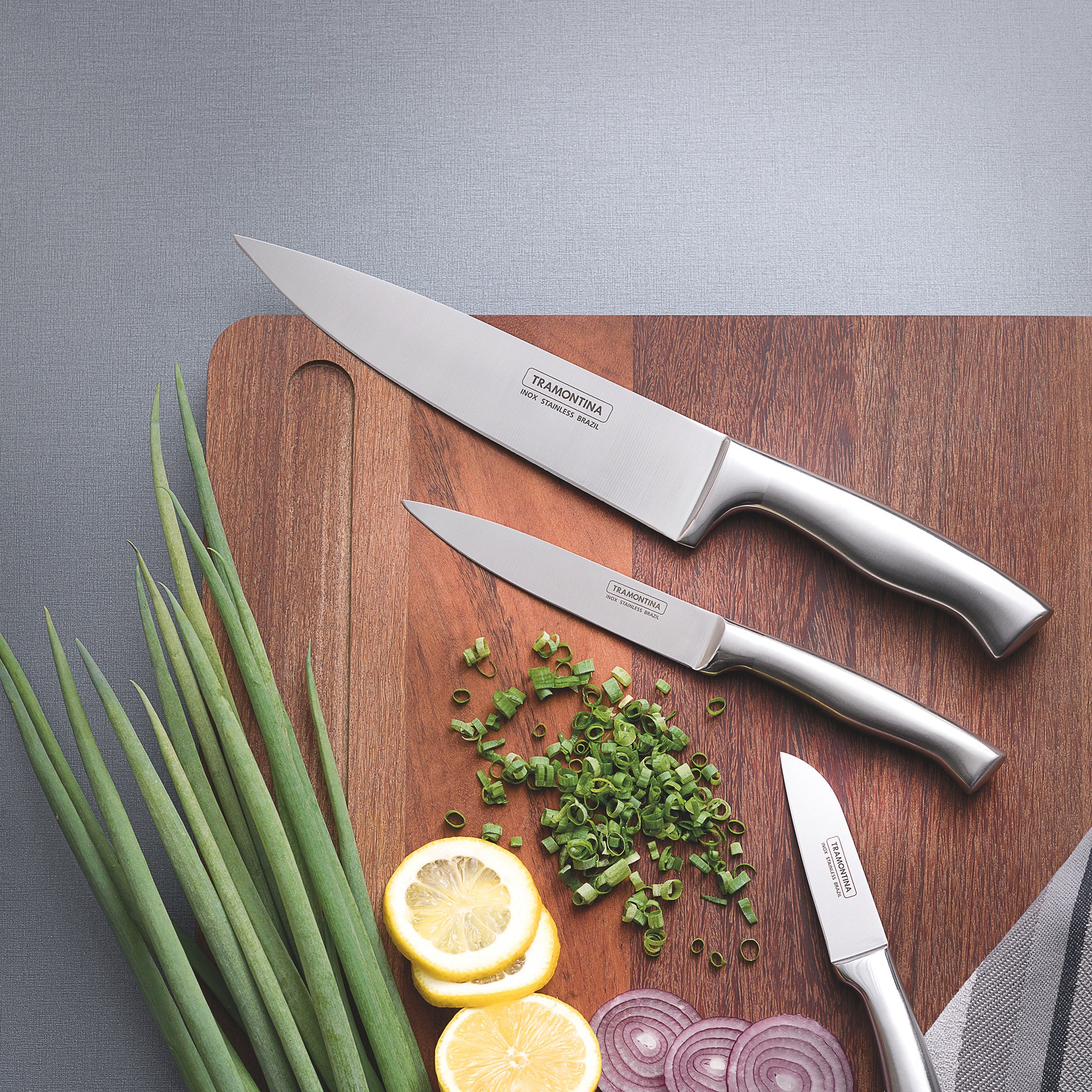 Pick up a new set of Tramontina forged kitchen knives with this deal from