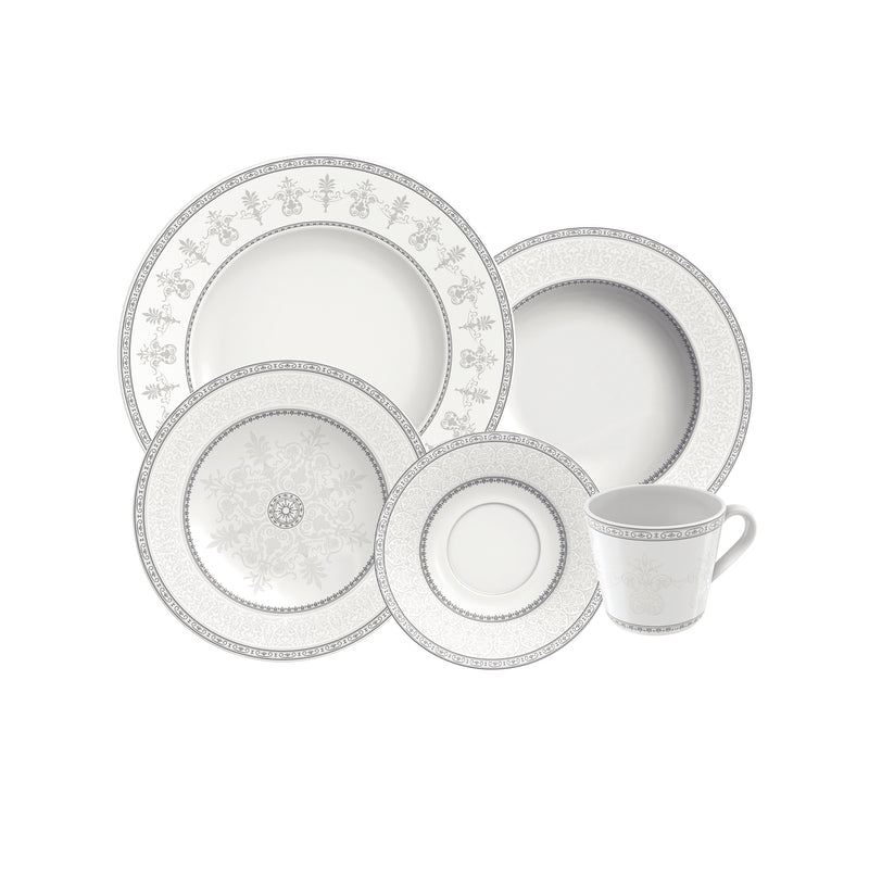 Load image into Gallery viewer, Tramontina Gabrielle 20-Piece Decorated Porcelain Dinnerware Set
