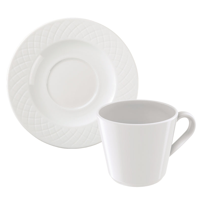 Load image into Gallery viewer, Tramontina Ingrid 12-Piece Set of Decorated Porcelain Tea Cups and Saucers, 185 ml

