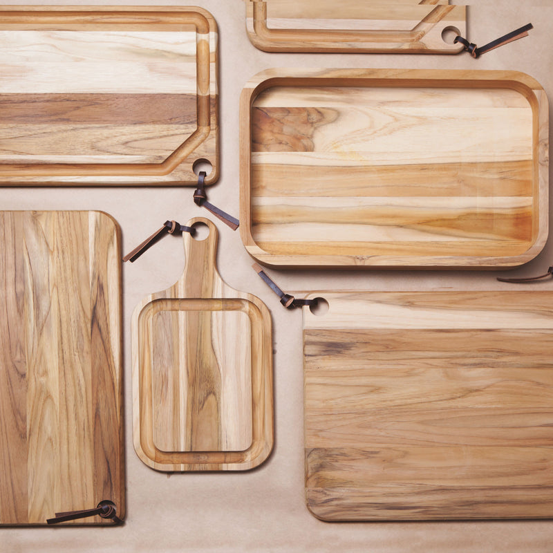 Load image into Gallery viewer, Tramontina Cutting Board Cutting Board, Teak Wood 330x200mm
