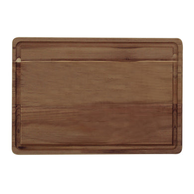 Tramontina Rectangular Wood Cutting Board with Natural Finish, 40x27 cm