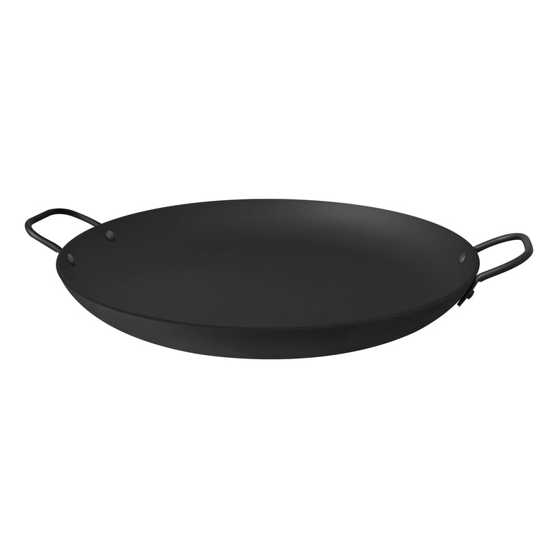 Load image into Gallery viewer, Tramontina Churrasco Black 40 cm Round Griddle Pan in Nitrocarburized Carbon Steel
