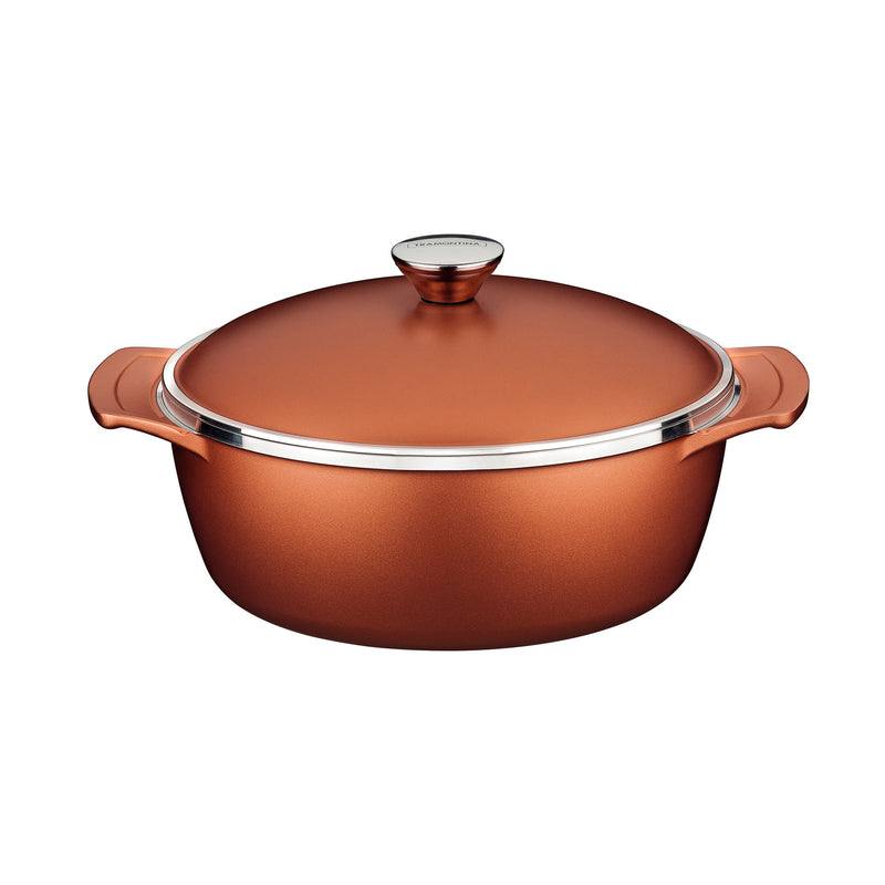 Load image into Gallery viewer, Tramontina Lyon Golden Casserole, 24cm, 3.7L
