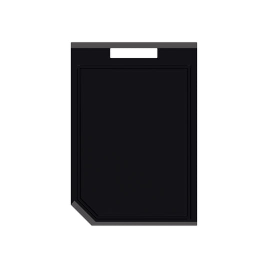 Tramontina Churrasco Black Cutting Board in Black Polypropylene