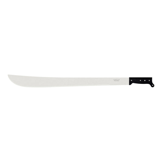 Tramontina Machete with Carbon Steel Blade and Black Polypropylene Handle