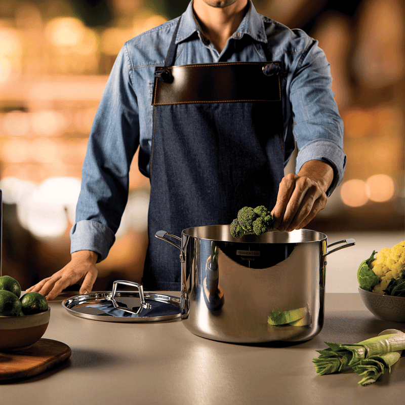 Load image into Gallery viewer, Tramontina Grano Stock Pot, 24cm, 7.7L
