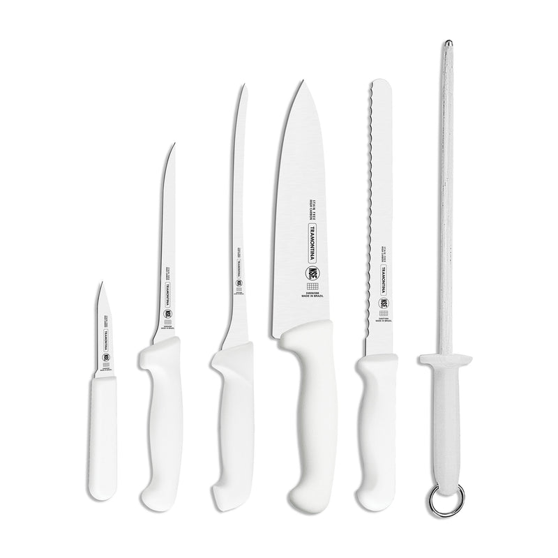 Load image into Gallery viewer, Tramontina Professional Master Chef Knife Set with Pouch, 7Pc
