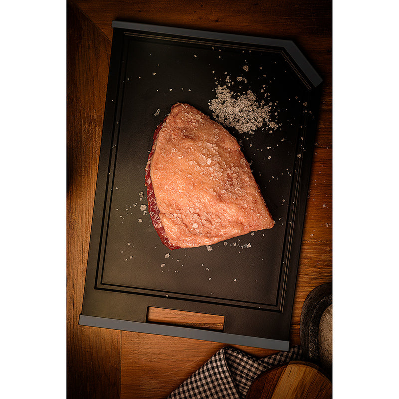 Load image into Gallery viewer, Tramontina Churrasco Black Cutting Board in Black Polypropylene
