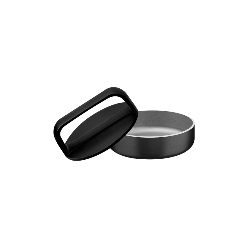 Load image into Gallery viewer, Tramontina Black Burger Hamburger Press in Black Polyprolylene with Aluminum Base
