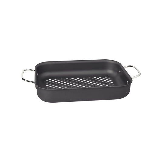 Tramontina Churrasco Rectangular Anodized-Aluminum Grill, 28 cm