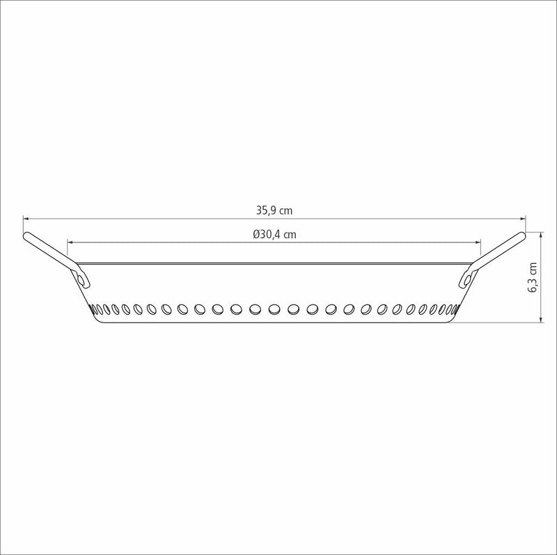 Load image into Gallery viewer, Tramontina Churrasco Aluminum Grill with Graphite Anodized Finish, 30 cm
