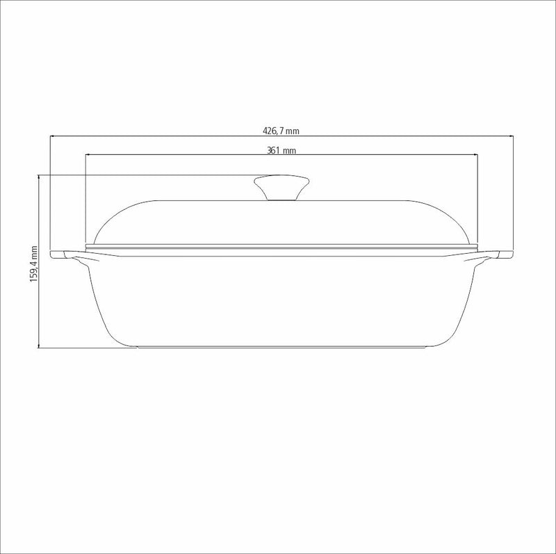 Load image into Gallery viewer, Tramontina Lyon Elemental Blue Forged Aluminum Square Casserole with Interior and Exterior Starflon High Performance Nonstick Coating 28 cm, 5.5 L
