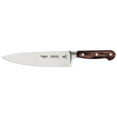 Tramontina Century Wood Chef's Knife with Stainless-Steel Blade and Brown Treated-Wood Handle 8