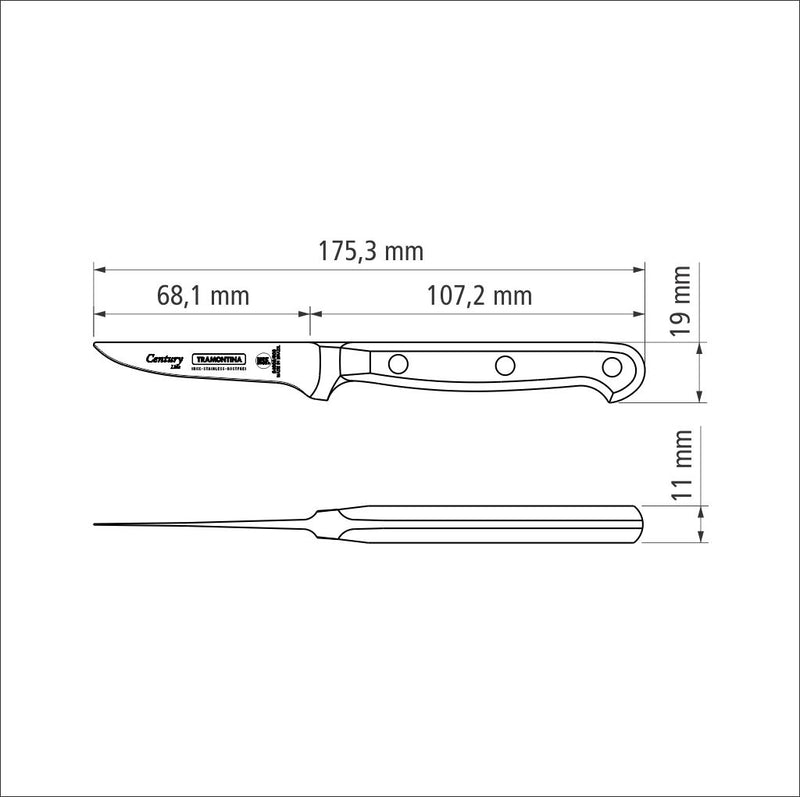 Load image into Gallery viewer, Tramontina Century 3&quot; Vegetable and Fruit knife
