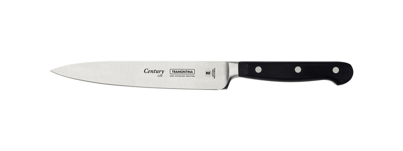 Load image into Gallery viewer, Tramontina Century 6&quot; Utility knife with Stainless-Steel Blade and Black Polycarbonate Handle
