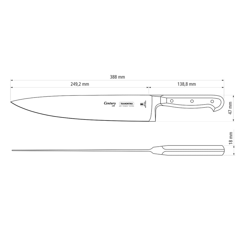 Load image into Gallery viewer, Tramontina Century Chef&#39;s Knife, 10&quot;
