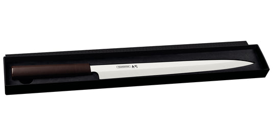 Tramontina Sushi 13" stainless steel yanagiba knife with nylon handle