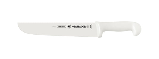 Tramontina Professional Carving Knife with Stainless Steel Blade and White Polypropylene Handle 10