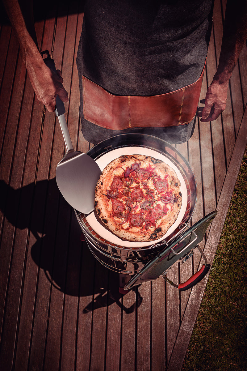 Load image into Gallery viewer, Tramontina Pizza Spatula with Stainless-Steel Blade and Grey Polypropylene Handle
