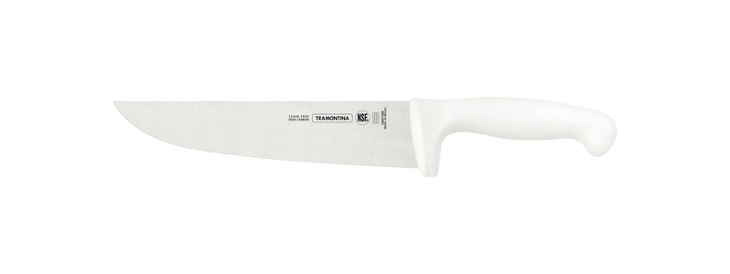 Load image into Gallery viewer, Tramontina Professional Meat Knife with Stainless-Steel Blade and White Polypropylene Handle 8&quot;
