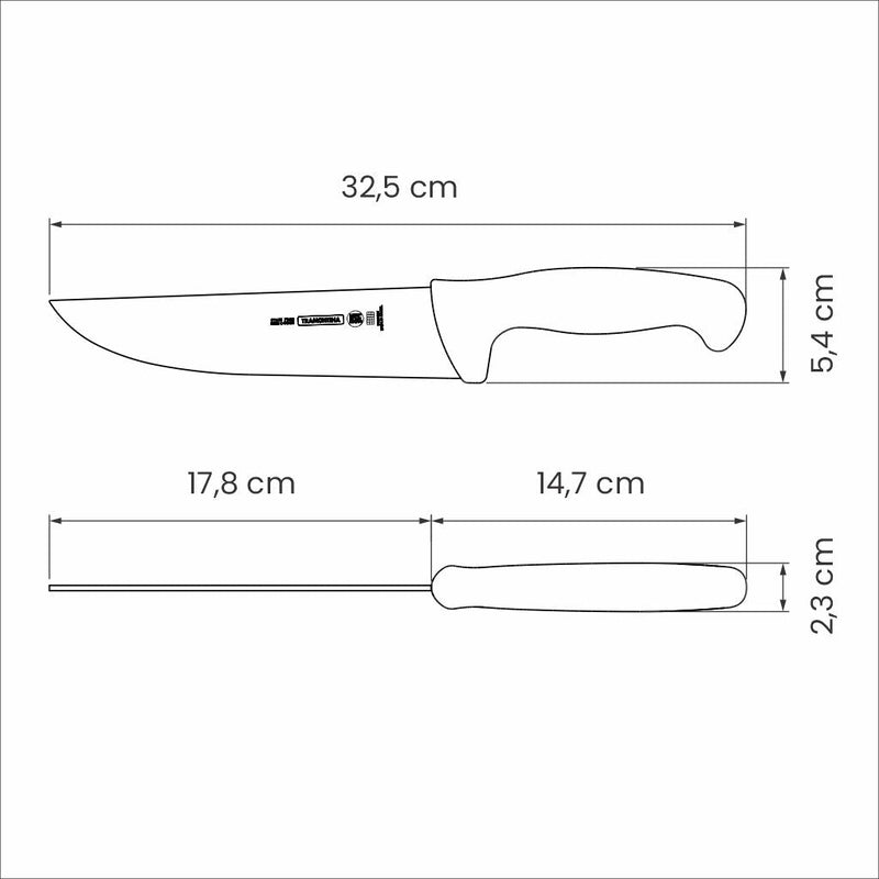 Load image into Gallery viewer, Tramontina Professional Master Black Meat Knife, 7&quot;
