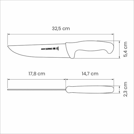 Tramontina Professional Master Black Meat Knife, 7"