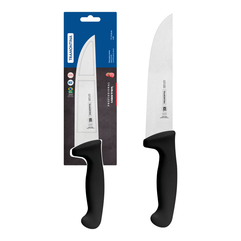 Load image into Gallery viewer, Tramontina Professional Master Black Meat Knife, 7&quot;
