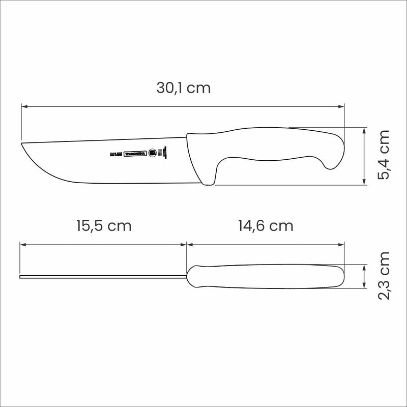 Load image into Gallery viewer, Tramontina Professional Master Black Butcher Knife, 6&quot;
