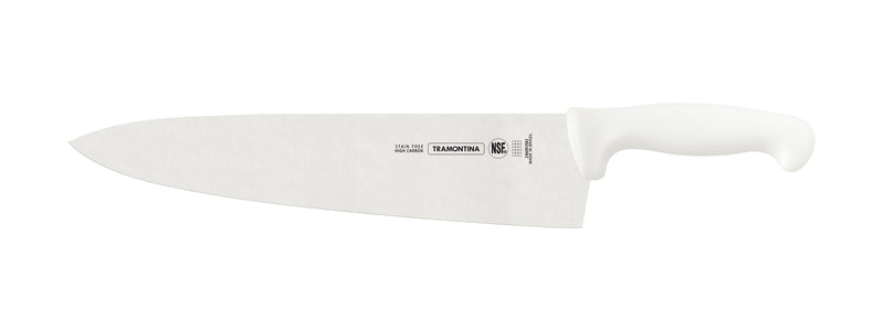 Load image into Gallery viewer, Tramontina Professional 12&quot; Meat Knife with Stainless-Steel Blade and White Polypropylene Handle
