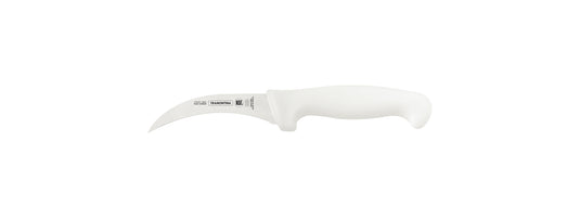 Tramontina Professional 4" Bird's Beak Knife with Stainless-Steel Blade and White Polypropylene Handle