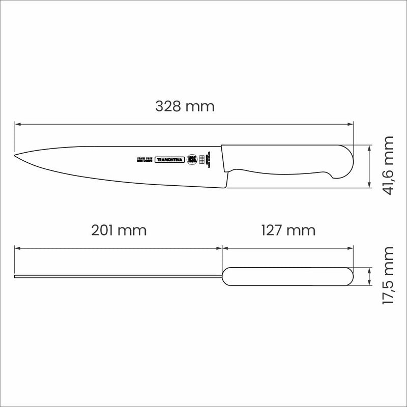 Load image into Gallery viewer, Tramontina Professional Meat Knife with Stainless-Steel Blade 8
