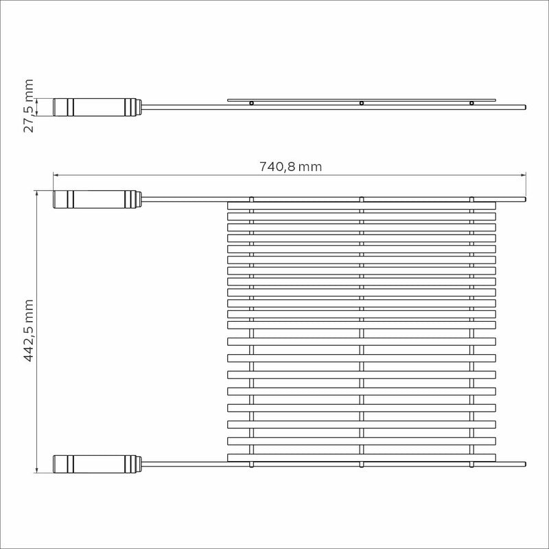 Load image into Gallery viewer, Tramontina Churrasco Black Grill in Nitrocarburized Carbon Steel with Wood Handles
