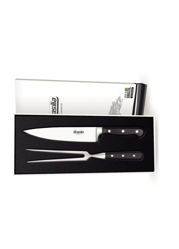 Load image into Gallery viewer, Tramontina 2pc Brasilia Carving set
