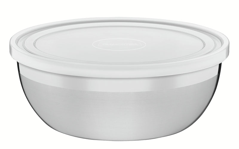 Load image into Gallery viewer, Tramontina Freezinox round stainless steel container with plastic lid, 28 cm and 5.8 L
