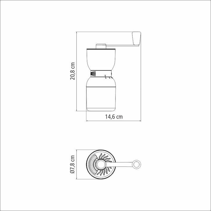 Load image into Gallery viewer, Tramontina ABS Plastic Coffee Grinder with Ceramic Burr
