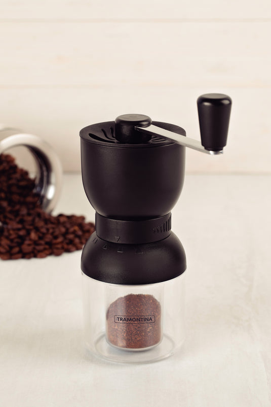 Tramontina ABS Plastic Coffee Grinder with Ceramic Burr