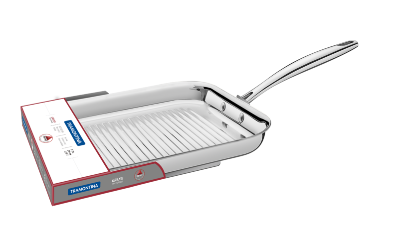 Load image into Gallery viewer, Tramontina Grano stainless steel griddle pan, 1.9 L
