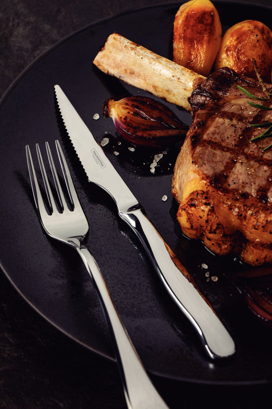 Tramontina 4-Piece Zurique Steak Knife Set - Stainless Steel
