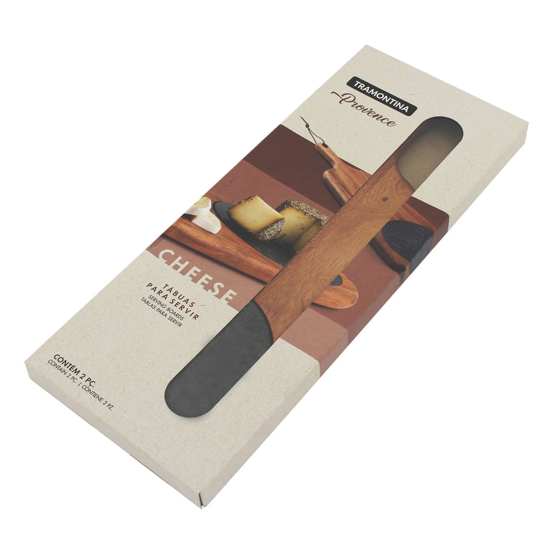 Load image into Gallery viewer, Tramontina Cheese Board With Handle and Stone

