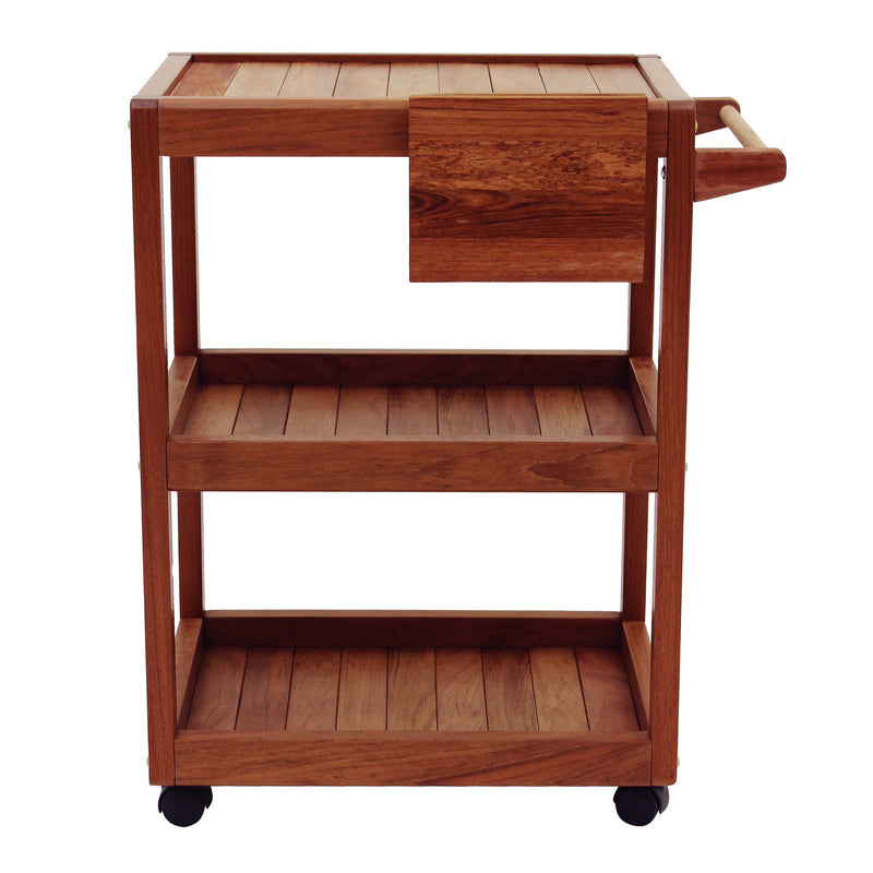 Load image into Gallery viewer, Tramontina Churrasco Serving Trolley in Jatoba Wood
