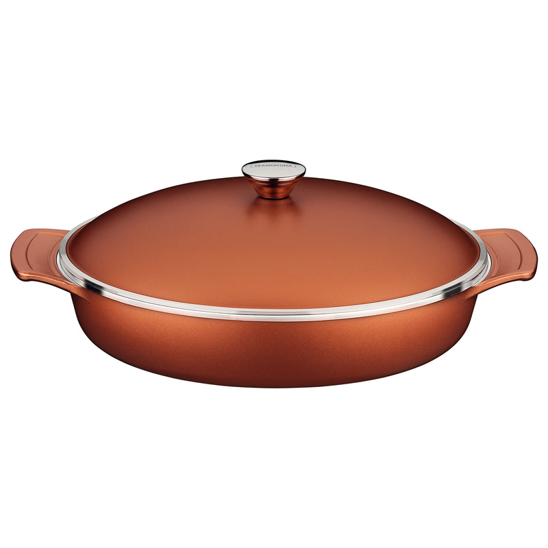 Load image into Gallery viewer, Tramontina Lyon Golden Frying Pan, 32cm, 4.3L
