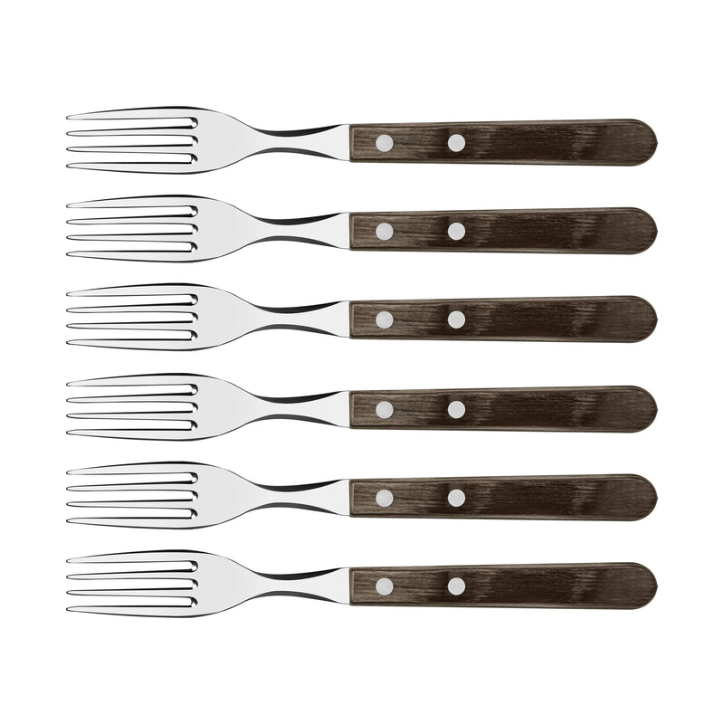 Load image into Gallery viewer, Tramontina Churrasco Table Fork, Polywood Brown 6Pc
