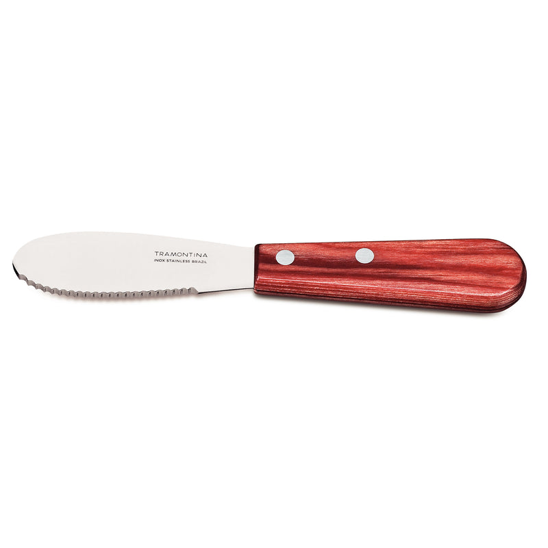 Load image into Gallery viewer, Tramontina Churrasco Butter Knife, Polywood 3&quot;
