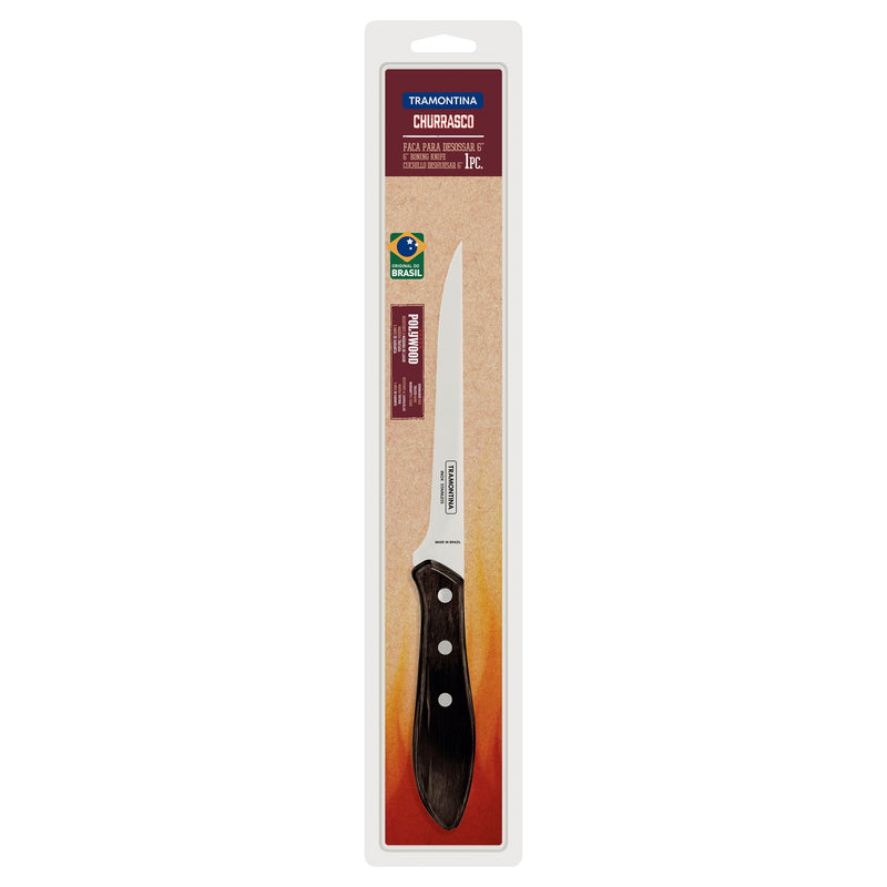 Load image into Gallery viewer, Tramontina Churrasco Fillet Knife, Polywood 6&quot;
