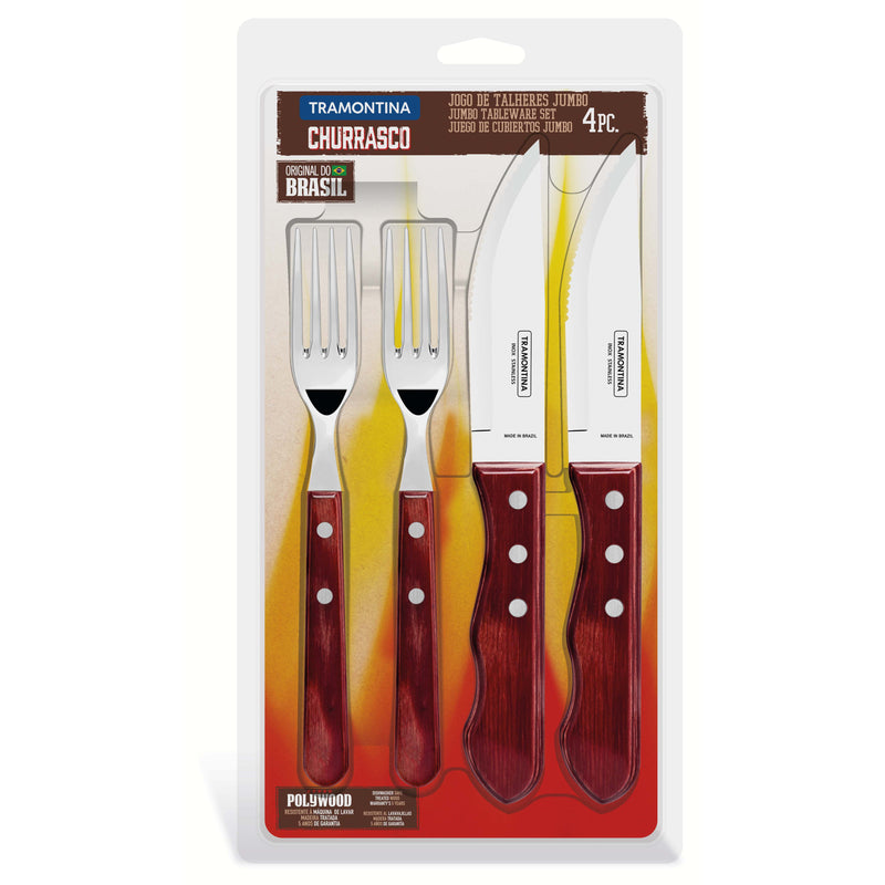 Load image into Gallery viewer, Tramontina Barbecue Set, 4Pc
