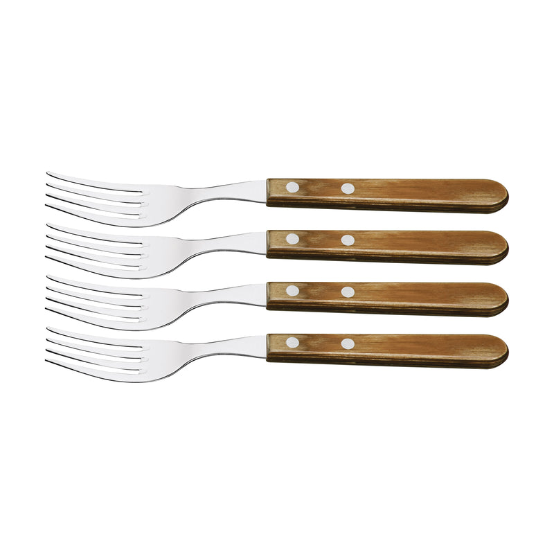 Load image into Gallery viewer, Tramontina Churrasco Jumbo Table Fork, Polywood Brown 4Pc
