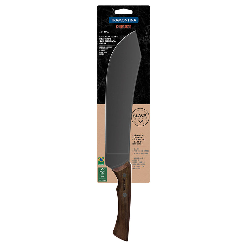 Load image into Gallery viewer, Tramontina Churrasco Black Collection Meat Knife, 10&quot; FSC Certified
