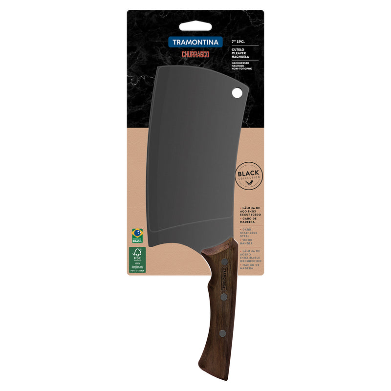 Load image into Gallery viewer, Tramontina Churrasco Black Collection Meat Cleaver, 7&quot; FSC Certified
