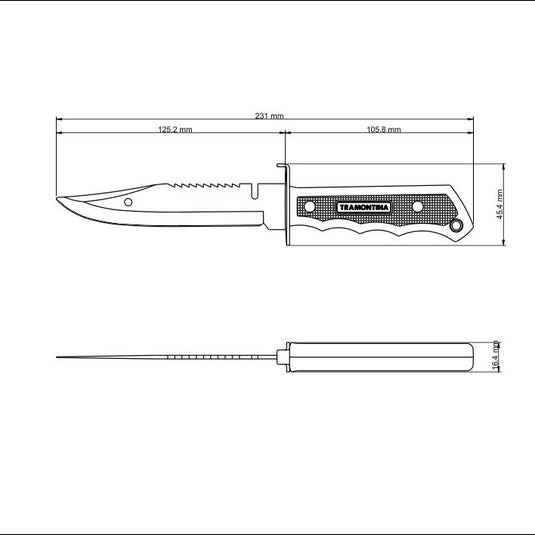 Tramontina Bowie knife 5