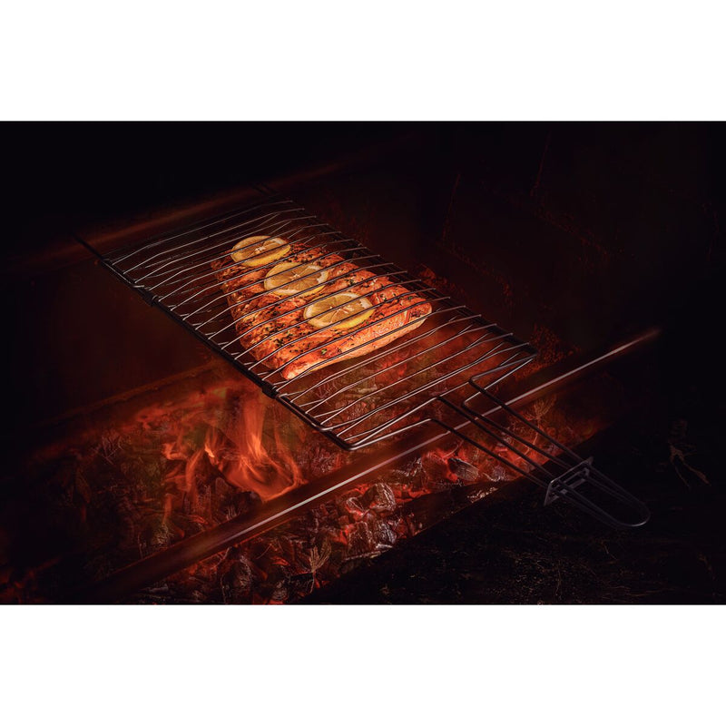 Load image into Gallery viewer, Tramontina Churrasco Black Grill in Nitrocarburized Carbon Steel
